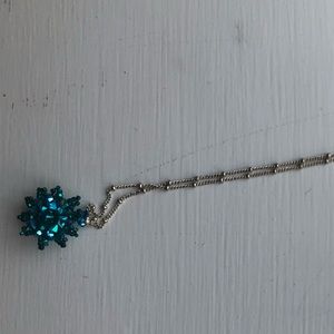 Aqua and sterling silver Necklace